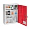 Adiroffice Large Steel Dual Locking Medication Cabinet in Red. ADI999-04-RED-MK - alternate 3